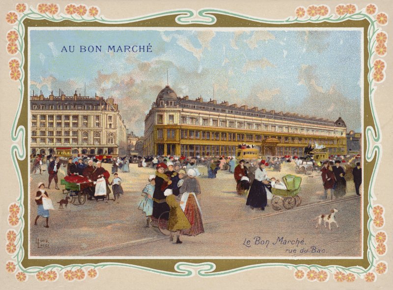 Le Bon Marche, rue du Bac, Paris av French School