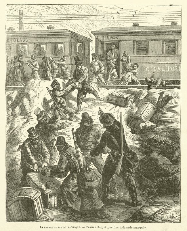 The Pacific Railroad (gravering) av French School