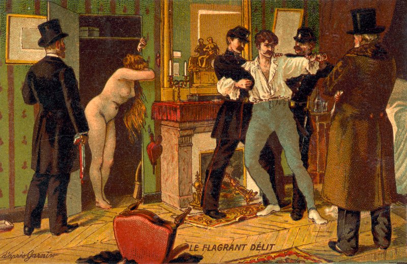 Flagrant Delict av French School