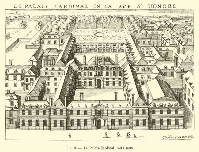 Palais-Cardinal, rundt 1638 av French School