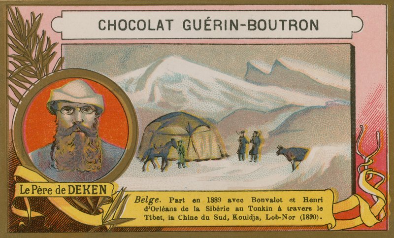 Le Pere Deken, belgisk oppdagelsesreisende fra 1800-tallet av French School