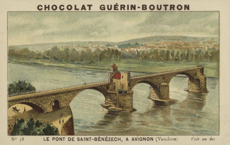 Saint-Benezech-broen, i Avignon, Vaucluse av French School