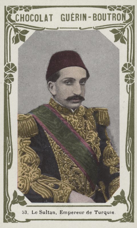Sultanen, keiser av Tyrkia (farget bilde) av French School
