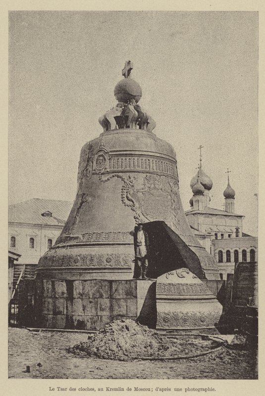 The Tsar of the Bells, i Kreml i Moskva (gravering) av French School