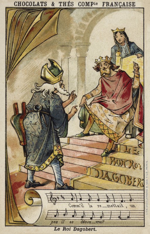 The Good King Dagobert, fransk sang av French School