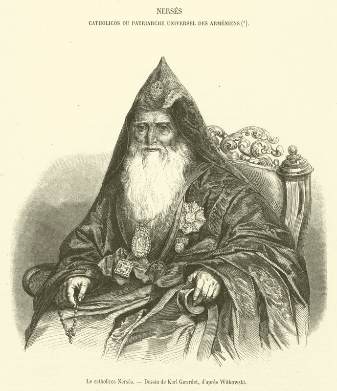Le catholicos Nerses (gravering) av French School