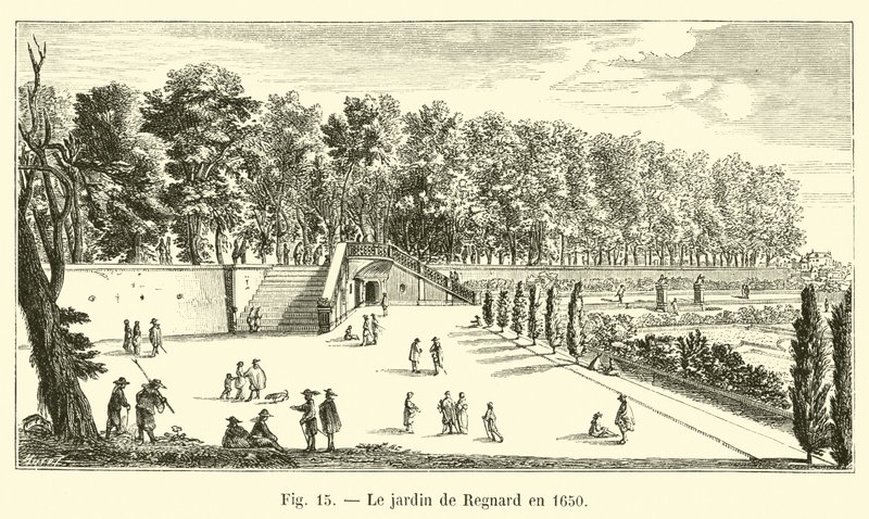 Regnards hage i 1650 av French School
