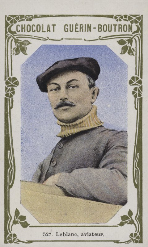 Leblanc, flyger (farget bilde) av French School
