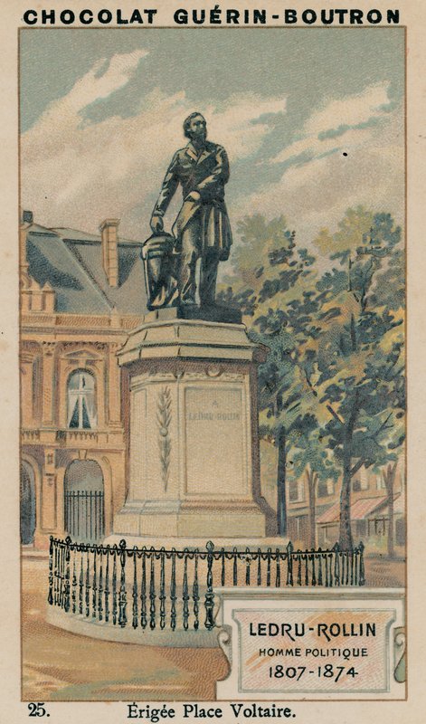Ledru-Rollin, politiker, 1807-1874, oppført Place Voltaire av French School