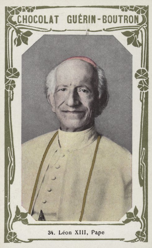 Leon XIII, Pape (farget bilde) av French School
