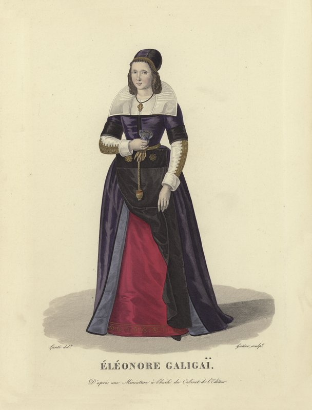 Leonora Dori Galigai, favoritten til Marie de Medici, mor til kong Louis XIII av Frankrike av French School