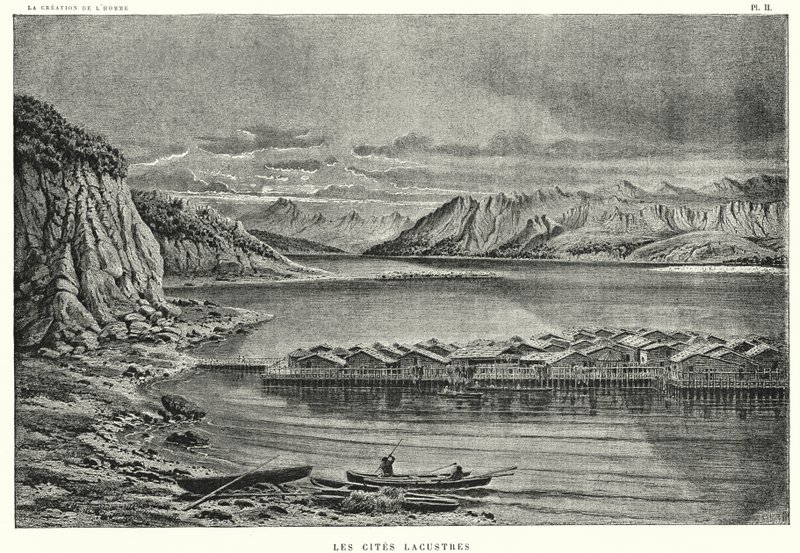 The Lacustrine Cities (gravering) av French School