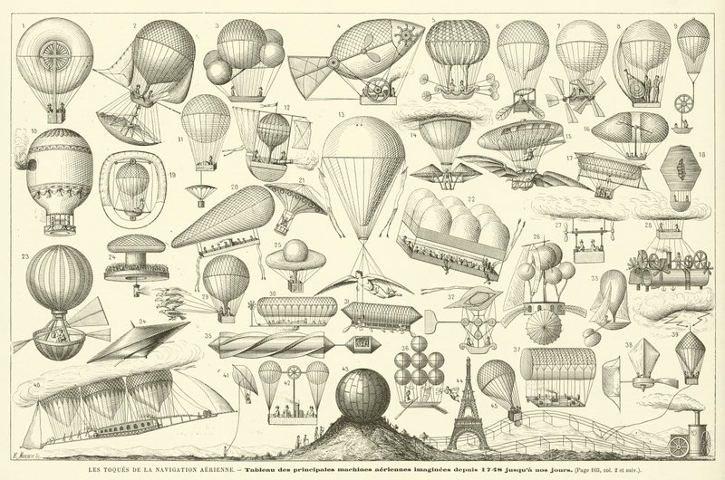 The Toques Of Air Navigation (gravering) av French School