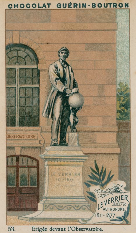 Leverrier, astronom, 1811-1877, reist foran observatoriet av French School