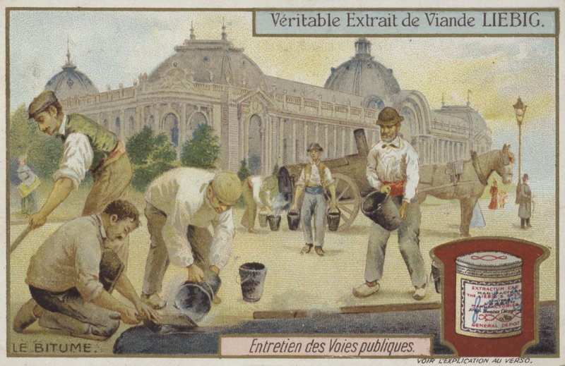 Liebig-kort med veivedlikehold av French School