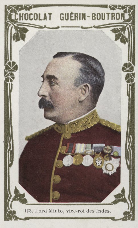 Lord Minto, vice-roi des Indes (farget bilde) av French School