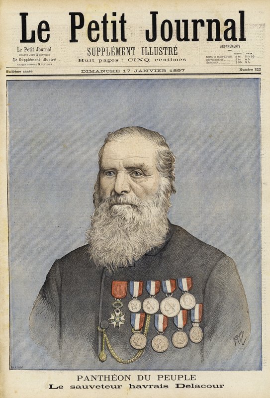 Louis-Joseph-Andre Delacour, fransk sjømann og livredder av French School