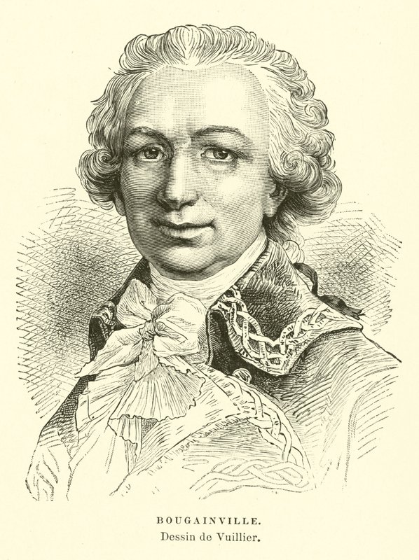 Louis Antoine de Bougainville , fransk admiral og oppdagelsesreisende av French School