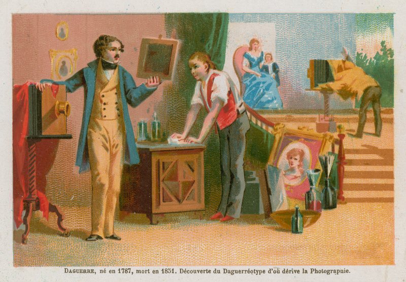 Louis Daguerre, fransk pioner innen fotografi fra 1800-tallet av French School