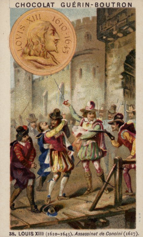 Louis III av Frankrike og attentatet på Concino Concini, Marquis d