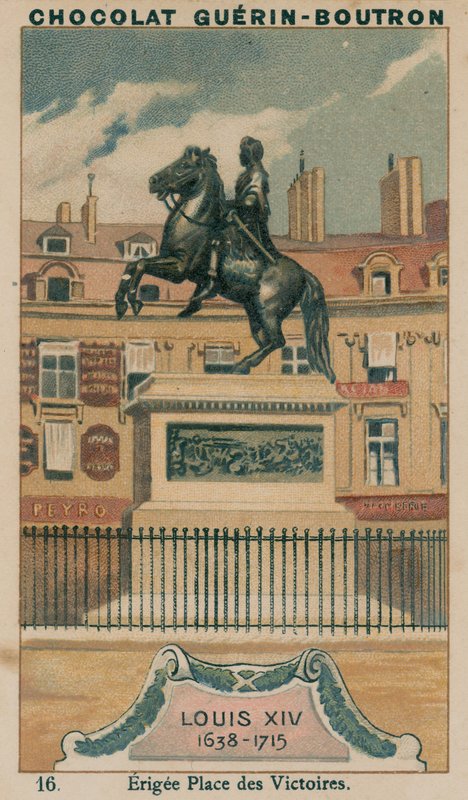 Louis XIV, 1638-1715, oppført Place des Victoires av French School