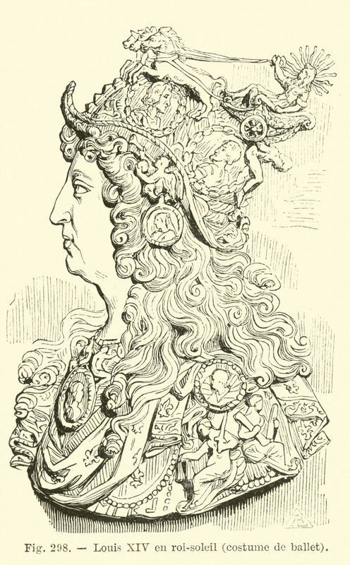 Ludvig XIV av Frankrike av French School