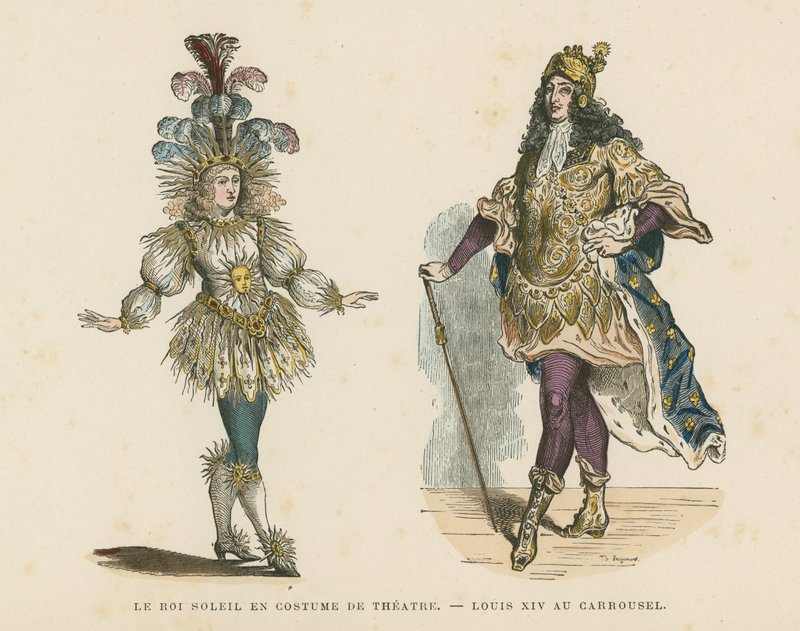 Ludvig XIV av Frankrike av French School