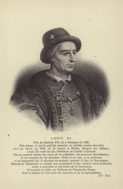 Louis XI av Frankrike av French School