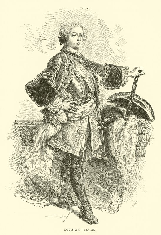Ludvig XV av French School