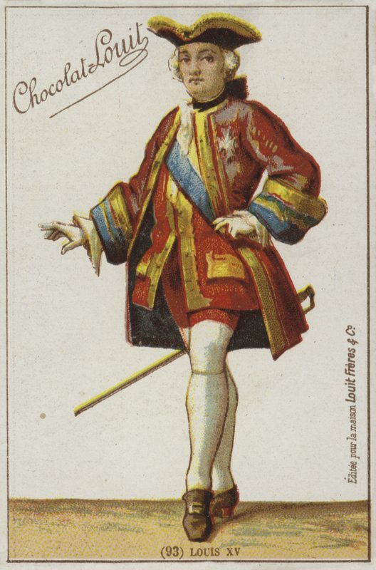 Ludvig XV av French School
