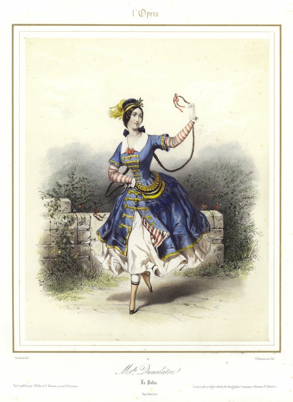 Louise Fitz James i Pas Ventien the Annals of the Opera av French School