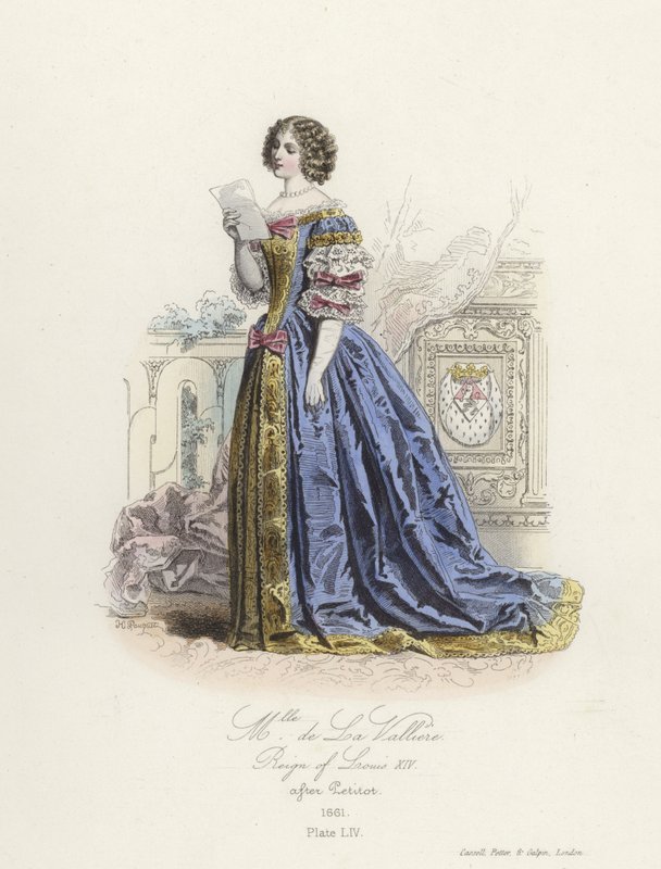 Louise de la Valliere, elskerinne til Louis XIV av Frankrike av French School