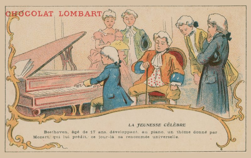 Ludwig van Beethoven spilte ved pianoet i en alder av 17 av French School