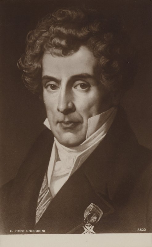 Luigi Cherubini , italiensk komponist (1760-1842) av French School