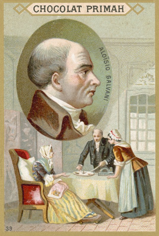 Luigi Galvani , italiensk lege og fysiker av French School