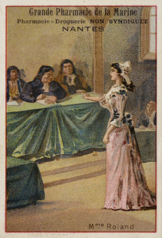 Madame Roland, fransk revolusjonær av French School
