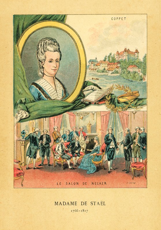 Madame de Stael av French School