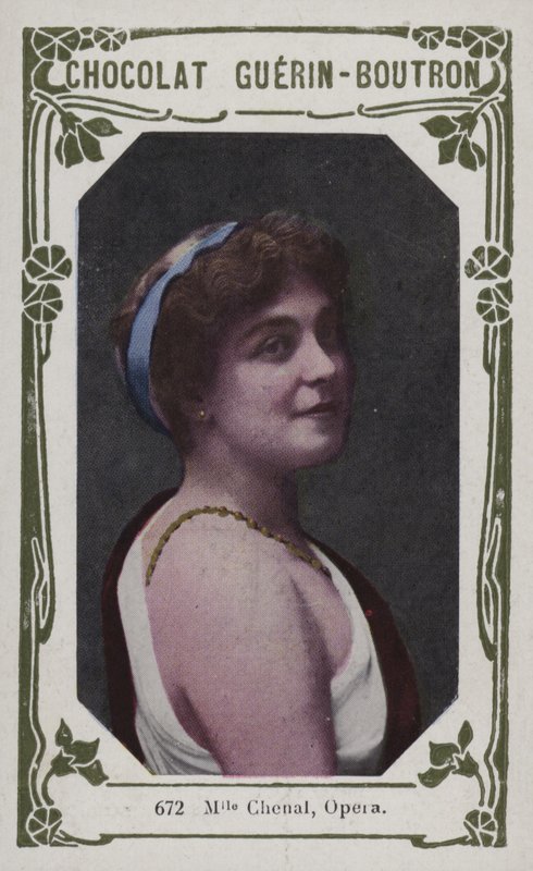 Mademoiselle Chenal, Opera (farget bilde) av French School