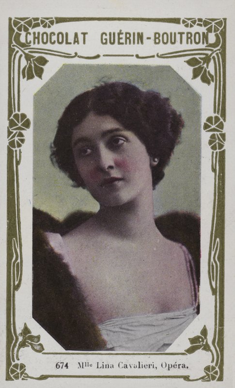 Mademoiselle Lina Cavalieri, Opera (farget bilde) av French School