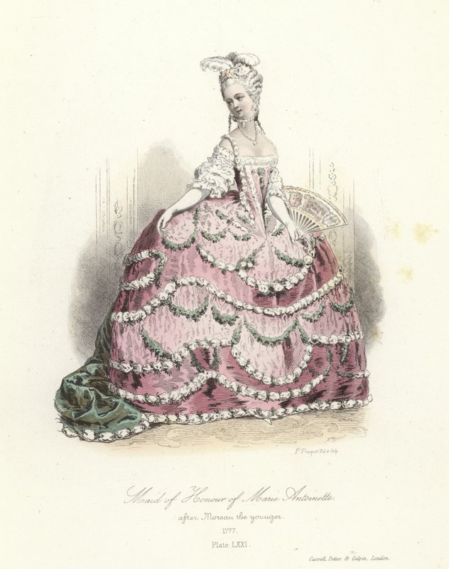 Maid of Honor av Marie Antoinette av French School
