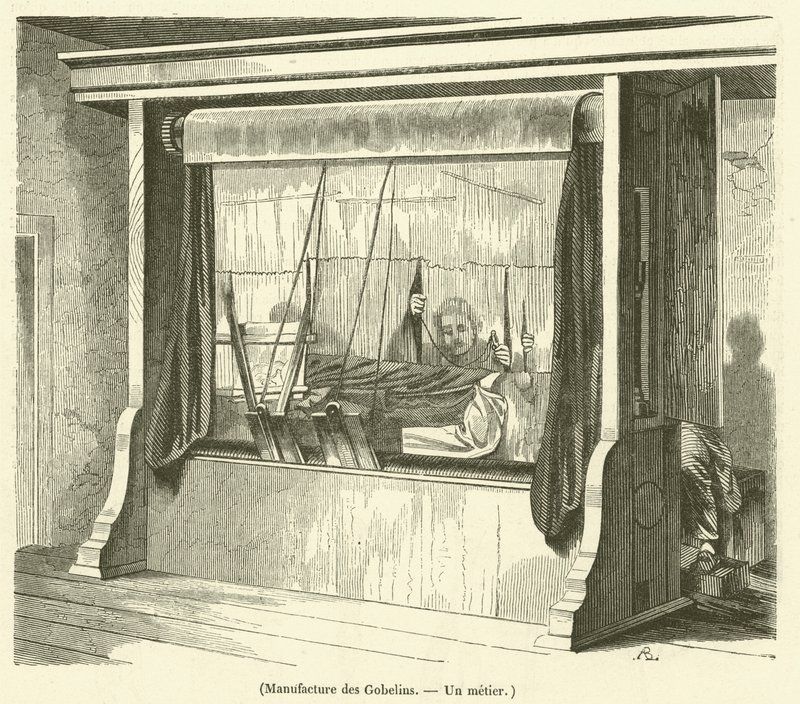 Manufacture des Gobelins, A trade (gravering) av French School
