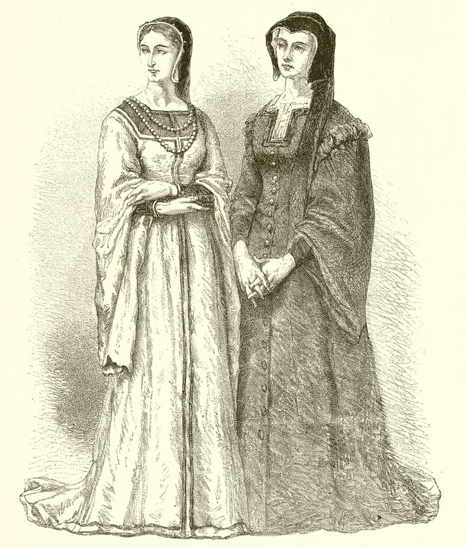 Margaret av Valois og Louise av Savoy av French School