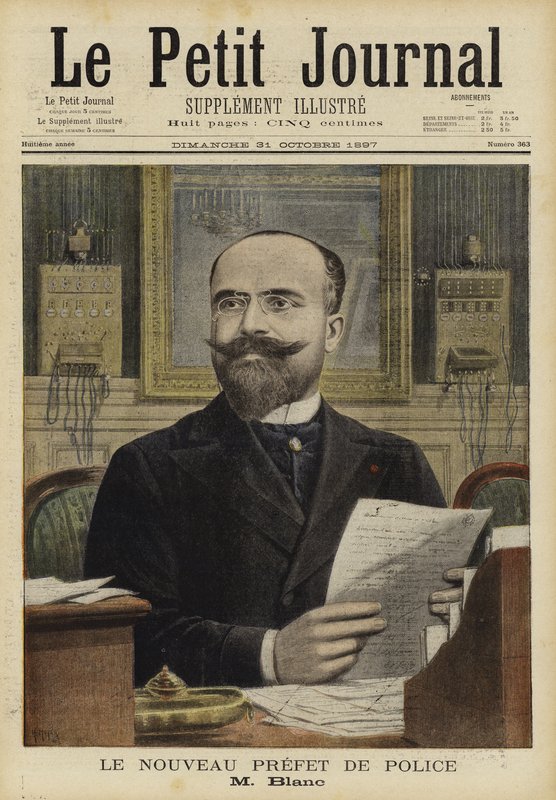 Marie-Charles Blanc, den nye politiprefekten i Paris, 1897 av French School