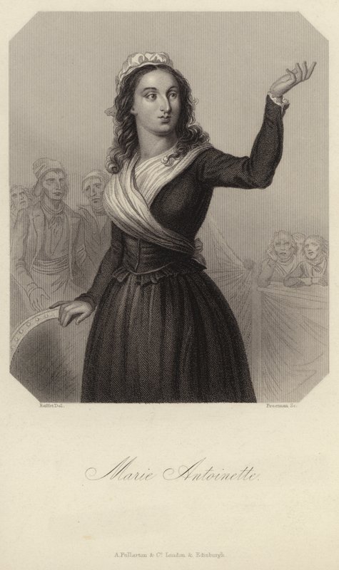 Marie Antoinette - Dronning av Frankrike (1755 - 1793) av French School