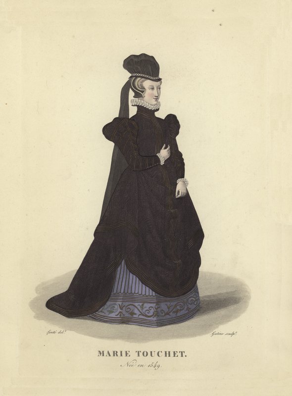 Marie Touchet, elskerinne til kong Charles IX av Frankrike av French School