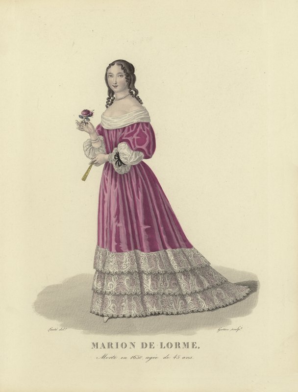 Marion de Lorme, fransk kurtisane av French School