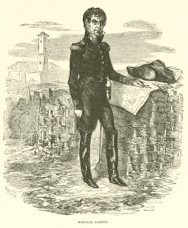 Marshal Carnot (gravering) av French School