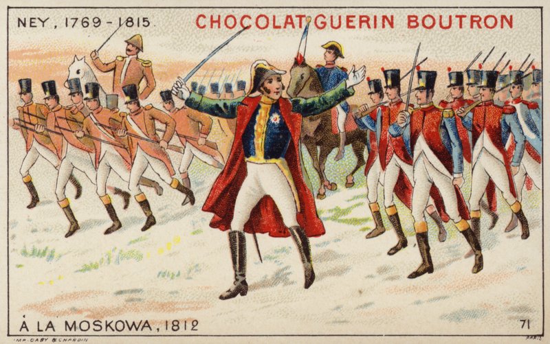 Marshal Ney i Moskva av French School