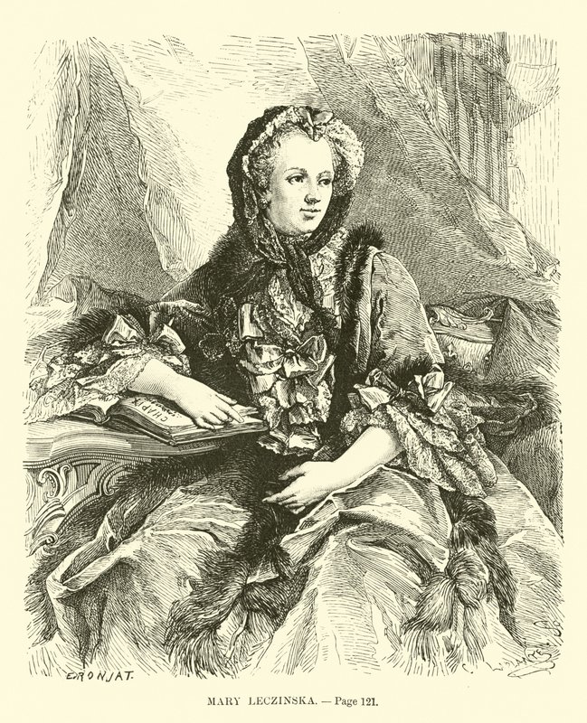 Mary Leczinska av French School