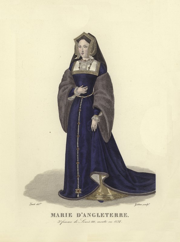 Mary av England, tredje kone til kong Louis XII av Frankrike av French School